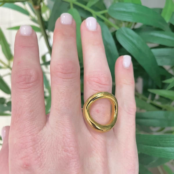 ANILLO LIMA DORADO