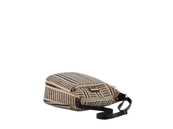 BANDOLERA RAFIA SIMOSASTRE NEGRO - Imagen 3