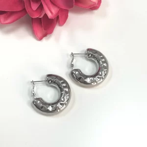 PENDIENTES ARO KENIA PLATEADO