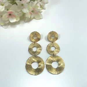 PENDIENTES CAGLIARI DORADO