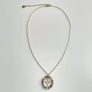 GARGANTILLA CRUZ COLORES