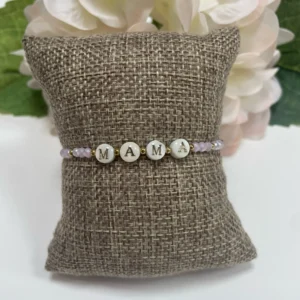 PULSERA ACERO MAMÁ ROSA