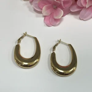 PENDIENTES ARO CHUNKY DORADOS