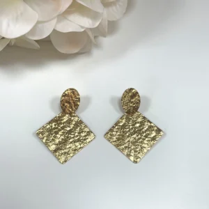 PENDIENTES ROMBUS MARTELÉ